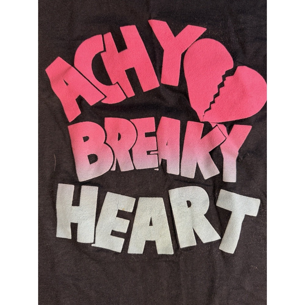Vintage 90s‎ Achy Breaky Heart T Shirt L Screen Stars Best USA Single Stitch